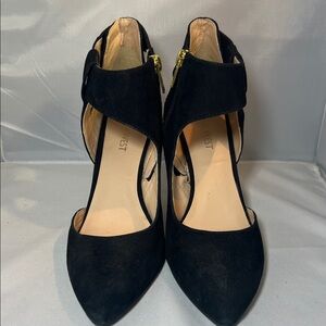 Nine West Black Suede Heels